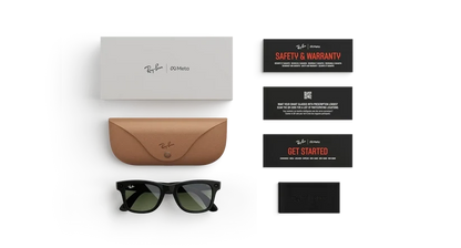 Ray-Ban | Meta Wayfarer (Gen 1) with Meta AI, photo and video capture - Large ( Black,)