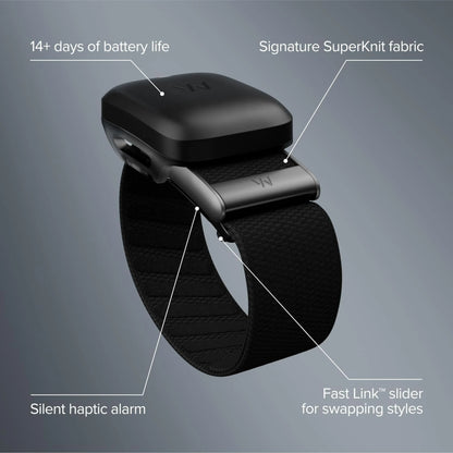 WHOOP Peak 5.0 Fitness Tracking Band with 24x7 Heart Rate, HRV, Stress, Health Monitor  Motion Controller (Black, Top Choice For Users Of Apple, Samsung, Mi, Realme, Noise & Boat Etc., For Mobile)