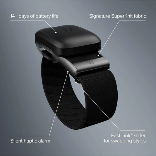 WHOOP Peak 5.0 Fitness Tracking Band with 24x7 Heart Rate, HRV, Stress, Health Monitor  Motion Controller (Black, Top Choice For Users Of Apple, Samsung, Mi, Realme, Noise & Boat Etc., For Mobile)